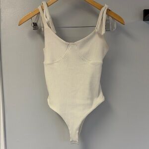 Forever 21 Double Lined Ribbed Bodysuit